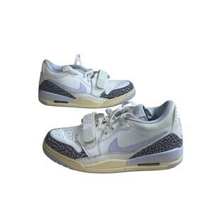 Nike Air Jordan Legacy 312 Low Sail Cement Grey Black size 10